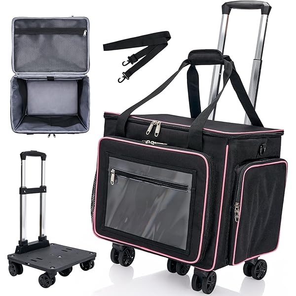 s For Women Covkev Rolling Teacher Tote Bag With Detachable