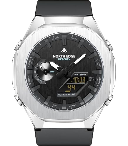 Amazon | NORTH EDGE APACHE-46 アウトドアウォッチ メンズ デジタル 