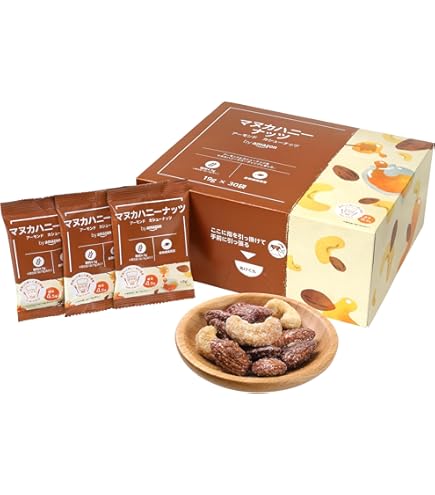 Amazon.co.jp: by Amazon 素焼きミックスナッツ アーモンド