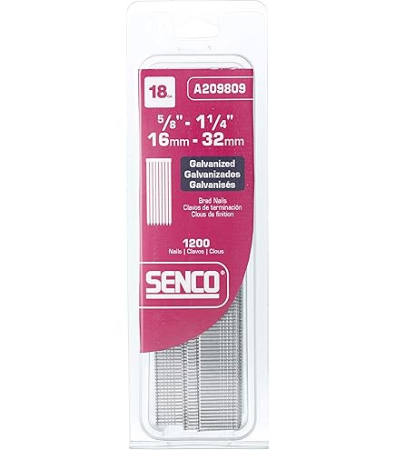 Senco A301500 15-Gauge By 1-1 / 2-Inch Bright Basic Finish Nails