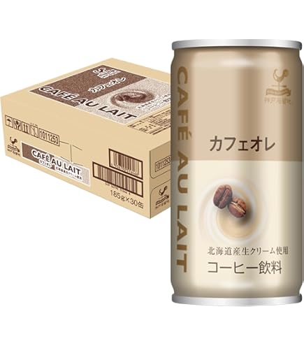 Amazon.co.jp: 神戸居留地 缶コーヒー 微糖 185g 30本 箱買い 無香料