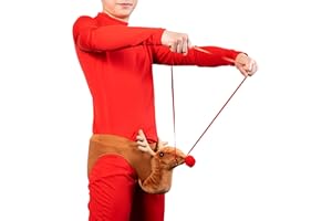 クリアストーン(Clearstone) コスプレ クリスマス トナカイジョークパンツ ユニセックス ブラウン