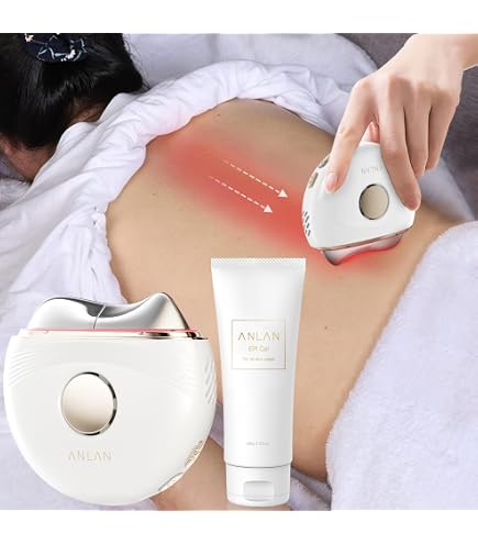 Amazon.co.jp: ANLAN デュアルリフトカッサ 電動かっさ 美顔器 砭石