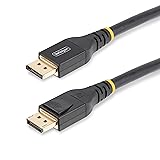 StarTech.com DisplayPort 1.4ケーブル／アクティブ／7.6m／8K60Hz／VESA認証／BK DP14A-7M-DP-CABLE