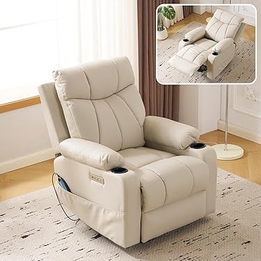 電動リクライニングチェア 薄いベージュ 現地での受け取り値段相談可能8／26まで 電動リクライニングチェア 薄いベージュ 現地での受け取り値段