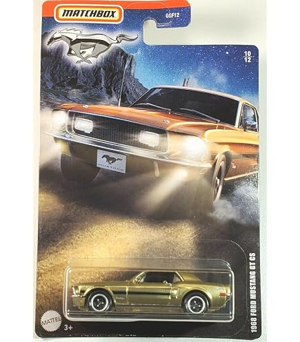 Matchbox 1968 Ford Mustang GT CS – Purple Die-Cast Car With Flashing Light (2/12) - View #5