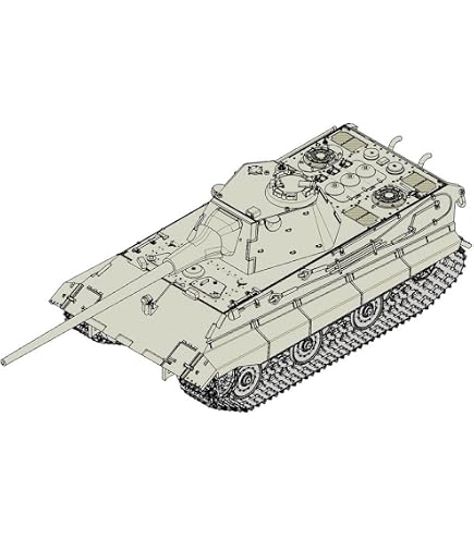 Amazon | トランペッター 1/72 ドイツ軍 超重戦車 E-100 プラモデル