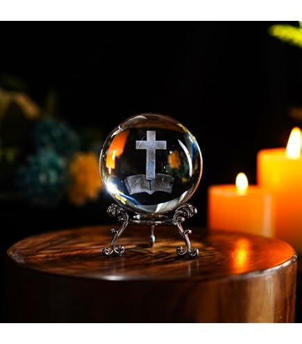 thumbnail image 2 of IFOLAINA 3D Butterfly Crystal Ball 60mm Gifts Ideas For Girlfriend Wife Mom Couple Her Butterfly On Sunflower In Glass Ball With Multicolor Lighting Base 2 of 9