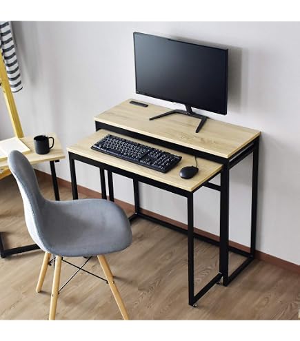 Amazon.co.jp: 大川家具 東馬 デスク リグナ 幅96cm ナチュラル