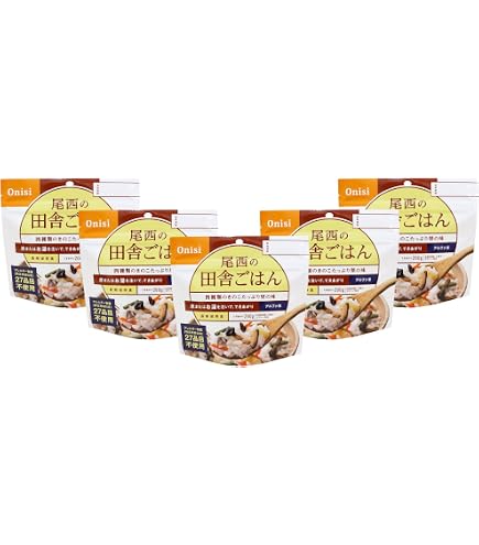 Amazon | 尾西食品 アルファ米 尾西の田舎ごはん 100g × 50食分セット