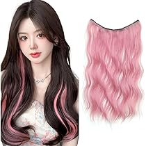 ウィッグ・エクステ pp Brightlele 同色4本セット 全33色 ワンタッチ エクステ メッシュ