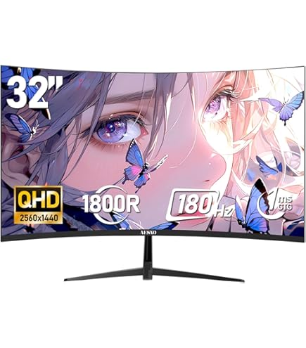AESNO 32インチモニター 本体 AESNO 32インチ ゲーミング モニター WQHD 2560x1440 165Hz 2K