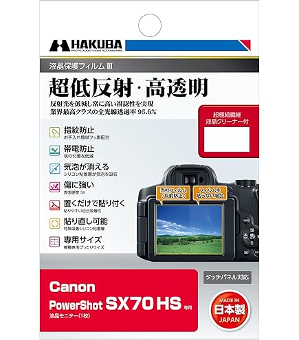 Amazon.co.jp: HAKUBA デジタルカメラ液晶保護フィルムMarkII Canon