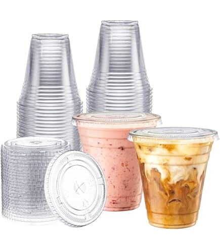 Amazon | Temfeoh クリアプラスチックカップ 24オンス XLサイズ