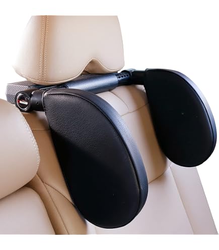 Amazon | NEUROVEX 車用ヘッドレスト ネックパッド 3Dメッシュ 左右180