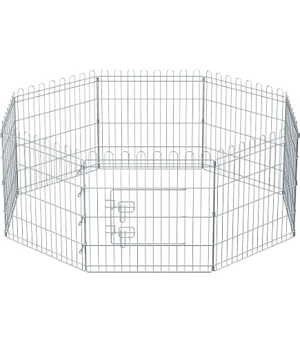 Amazon | ペットフェンス ペットサークル ケージ 12枚セット 45×35cm