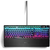 SteelSeries ゲーミングキーボード 有線 ハイブリッドメカニカルスイッチ 日本語配列 有機ELディスプレイ搭載 Apex 5 64537