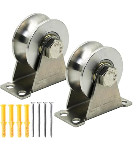U Type Wheel Pulley Stainless Steel Pulley Block,Wall-Mounted Ceiling
