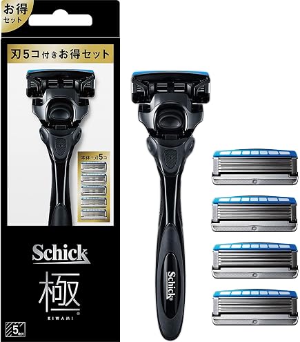 Amazon.co.jp: Schick(シック) 極 KIWAMI 敏感肌用 5枚刃 コンボパック