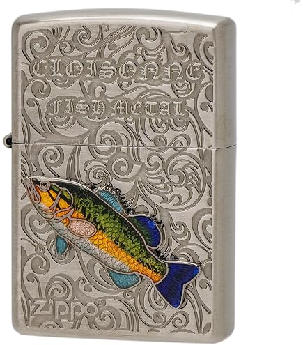 Amazon.co.jp: ZIPPO(ジッポー) 釣道シリーズ ブラックバス 古美メッキ