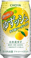 チョーヤ梅酒 酔わないゆずッシュ ノンアルコール [ 350mlx24本 ]