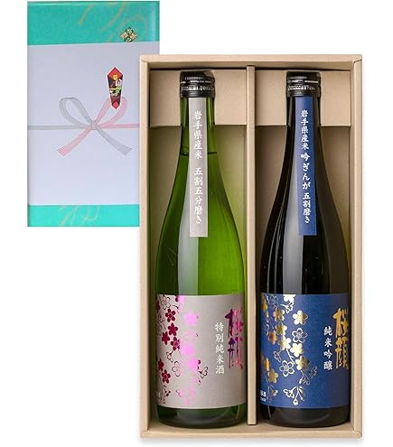 Amazon.co.jp: 福井の銘酒 純米大吟醸 飲み比べセット 720ml×2本セット