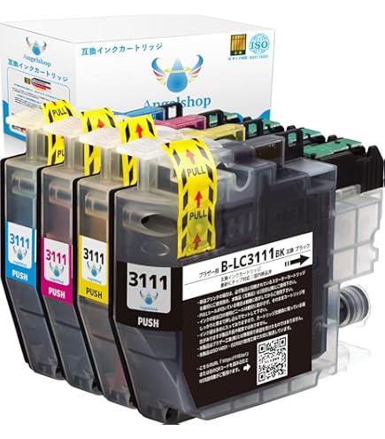 Amazon.co.jp: 【Angelshop】 LC3111-4PK (BK/C/M/Y) 4色セット