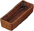 685 籐スプーン・フォーク入れ 茶