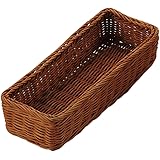 685 籐スプーン・フォーク入れ 茶