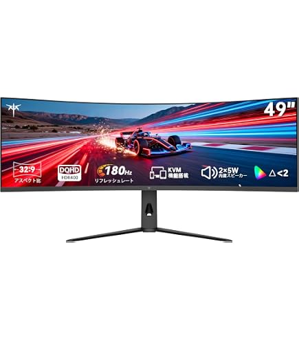 PHILIPS 49インチ 湾曲型液晶モニター 499P9H1/11 Amazon.co.jp: PHILIPS モニター ディスプレイ 499P9H1/11 (49インチ