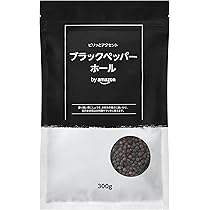 Amazon.co.jp: by Amazon ブラックペッパー ホール 黒胡椒 300g 大容量