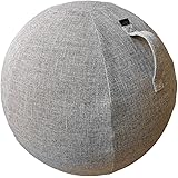 uFit シーティングボール バランスボール 椅子 椅子代わり カバー付き 直径 55cm 65cm 空気入れ付き 体幹 ヨガ ヨガボール フィットネス