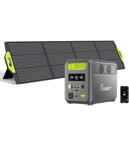 Amazon.co.jp: FOSSiBOT F2400 ポータブル電源 1枚 200W セット
