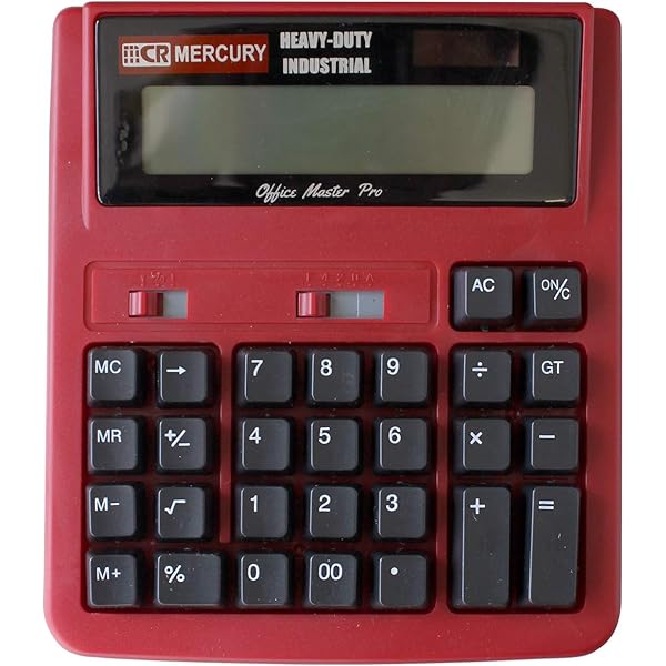 ジャンク品：電卓計算機等として使用不可】Mercury レトロ風電卓青色