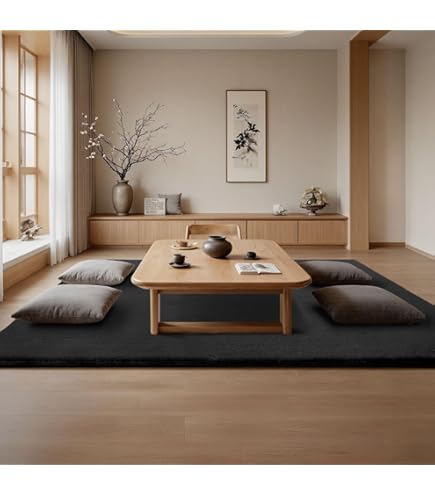 Amazon｜カーペット 滑り止め ラグ 北欧 100*140 夏用 厚手 ラグマット