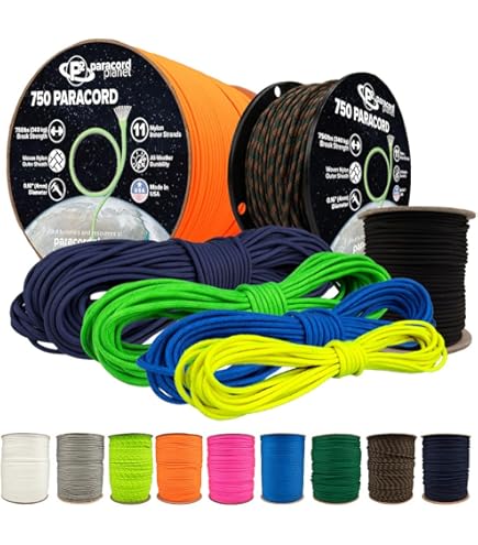 thumbnail image 2 of Golberg G Para-Max Heavy Duty Paracord – 1/4" & 5/16" Diameter, 1,200-3,000 LB Strength, For Outdoor, Survival, Boating & More 2 of 13