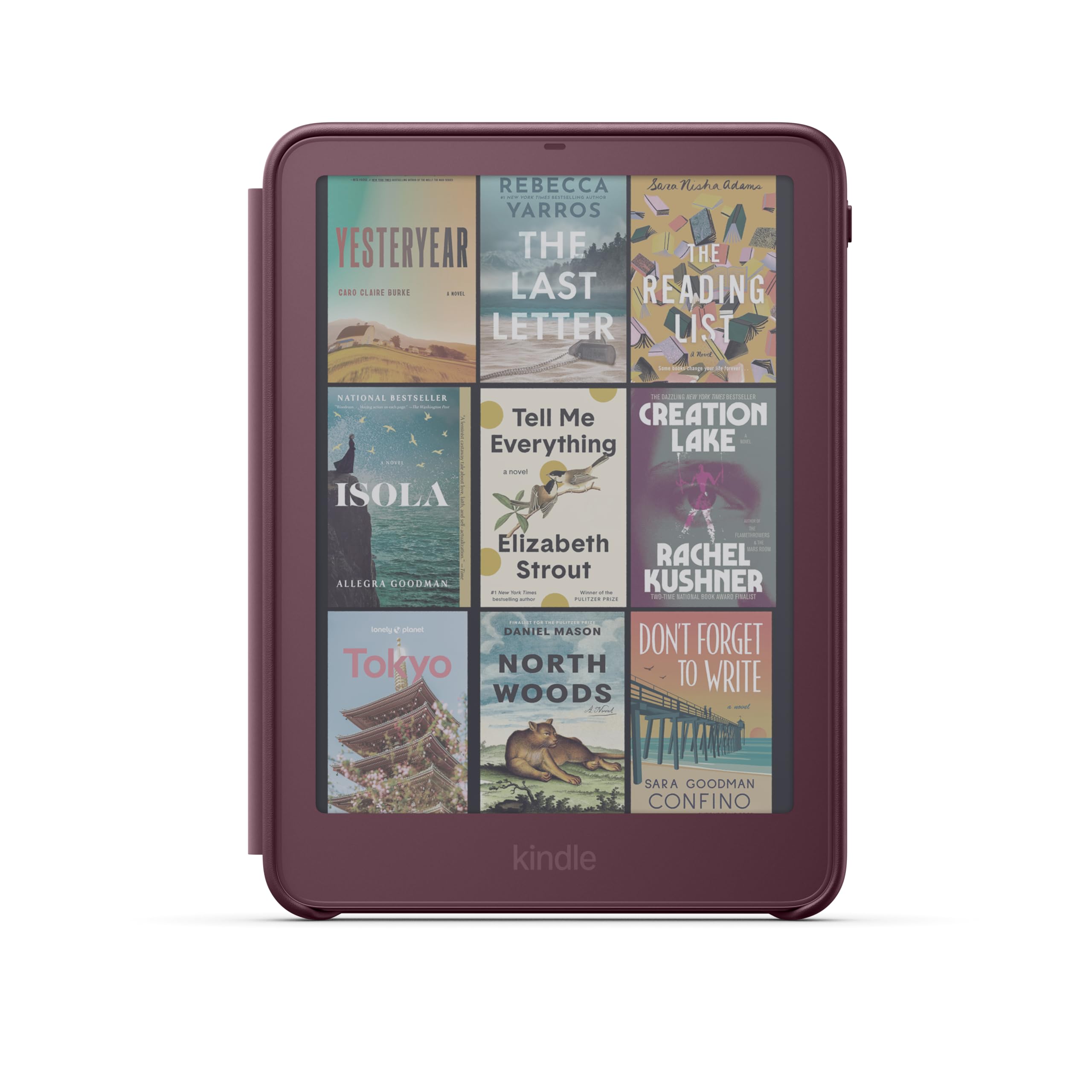 【Kindle Paperwhite・Kindle Colorsoft (2026年発売) 用】Amazon純正 植物性レザーカバー (フィグ)