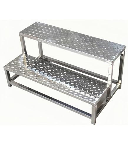 Amazon | TRUSCO 作業用踏台 アルミ製・縞板タイプ 天板寸法