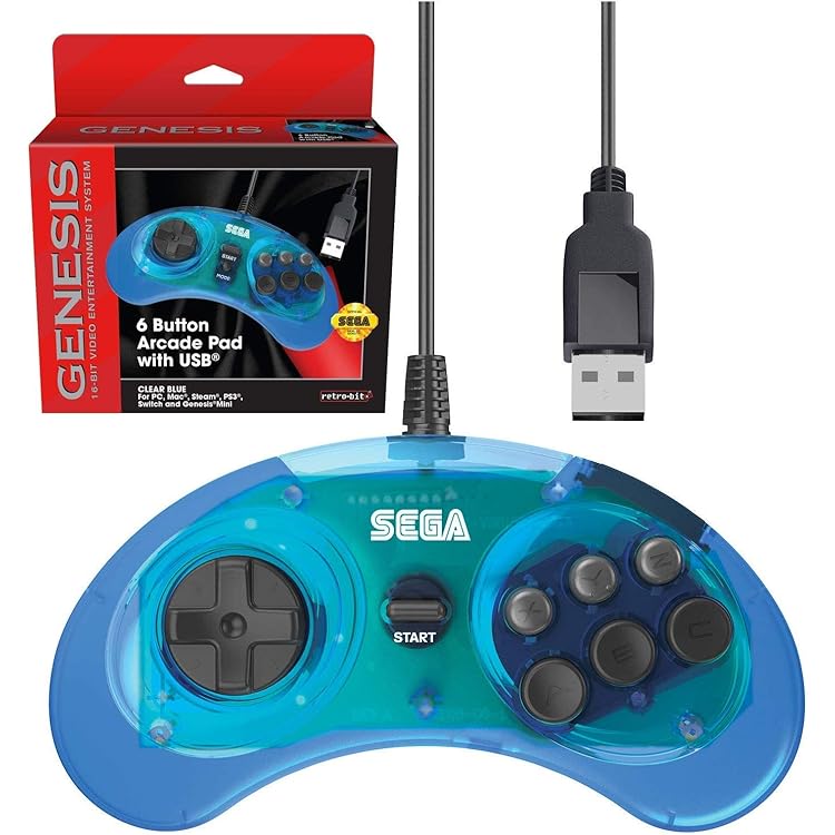 Amazon.co.jp: retri-bit SEGA メガドライブ 8ボタン アーケード