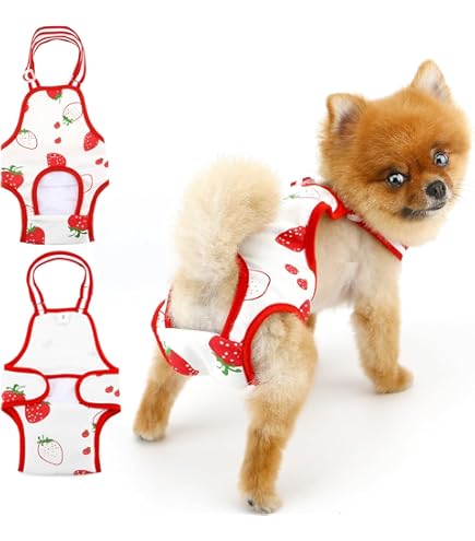 Amazon | ANSIMITE 犬用 生理パンツ 犬服 しつけ用品 背もたれ式 攪乱