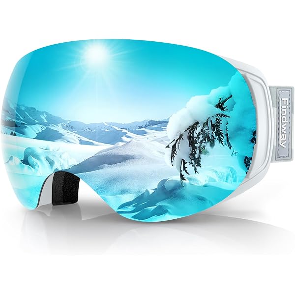 Innerking OTG Ski Goggles - Magnetic Interchangeable Lens Snow Goggles Anti-Fog For Snowboarding