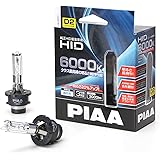 PIAA ヘッドライト用 HIDバルブ 純正交換用 6000K ブルーホワイト 3000lm D2R/D2S 共用 車検対応 2個入 HL603