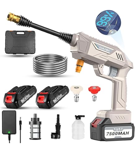 Amazon | 高圧洗浄機 コードレス 充電式 水圧洗浄機 マキタ18V
