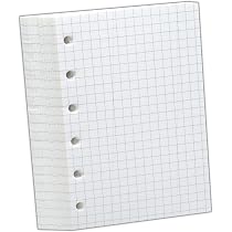 Amazon.co.jp: TSUKURIRO リフィル 6穴 システム手帳用 セット (方眼