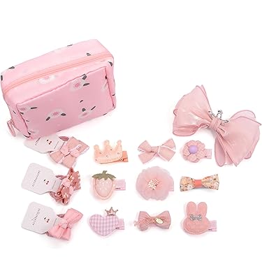 ❁小花クリップ❁ ベビーヘアピン　ベビーヘアクリップ　ベビーヘアゴム Amazon.co.jp: BIANHUAN ベビー ヘアクリップ 赤ちゃん ヘアピン