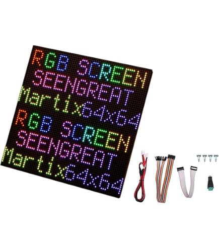 Amazon.co.jp: waveshare フレキシブルRGB フルカラーLEDマトリックス
