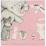 林(Hayashi) ハンドタオル ピンク 約34×35cm ねずみくんのチョッキ ジャンケン ポン！ WL424100