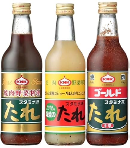 Amazon.co.jp: スタミナ 源たれ スタンダード 3本セット 390グラム (x