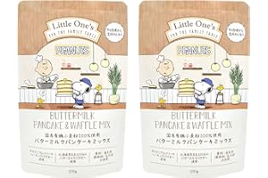 リトルワンズ 国産・無農薬の小麦粉100％使用 バターミルクパンケーキミックス 100g×2個 香料・着色料・乳化剤無添加 アルミフリー ホットケーキ オーガニック 赤ちゃん 9ヶ月