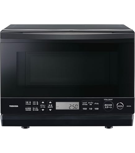 Amazon | 東芝 ブラック 石窯ドーム [スチームオーブンレンジ (26L